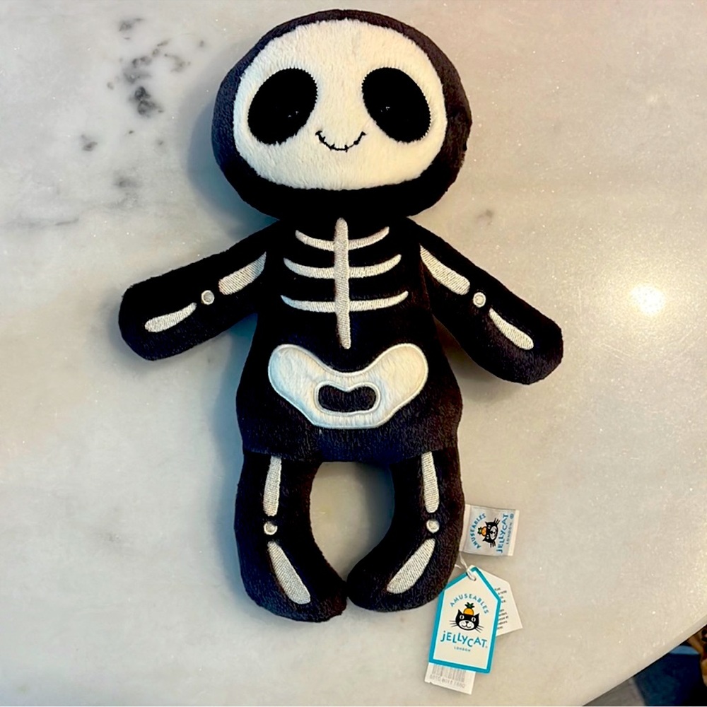 Jellycat Skeleton Bob NWT